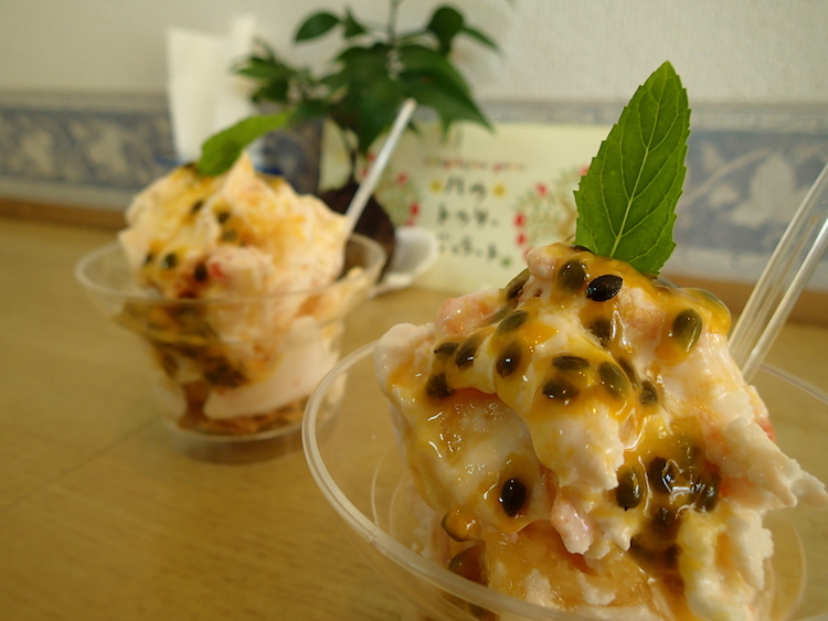 石垣島のハウトゥリージェラート。大理石で作るアイスがめっちゃ美味しい！