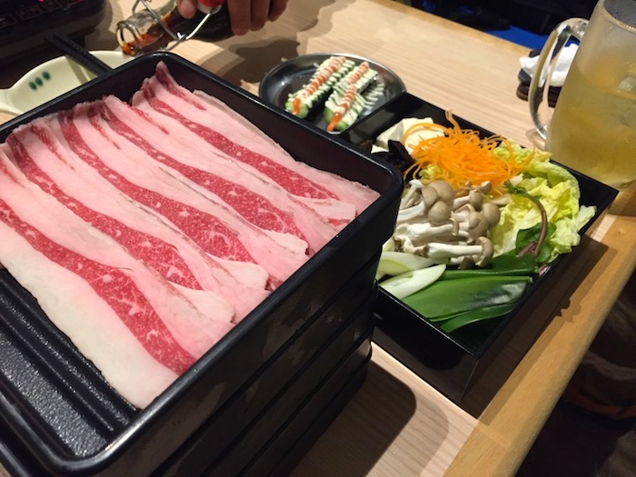 ドラゴンキッチンのしゃぶしゃぶセット