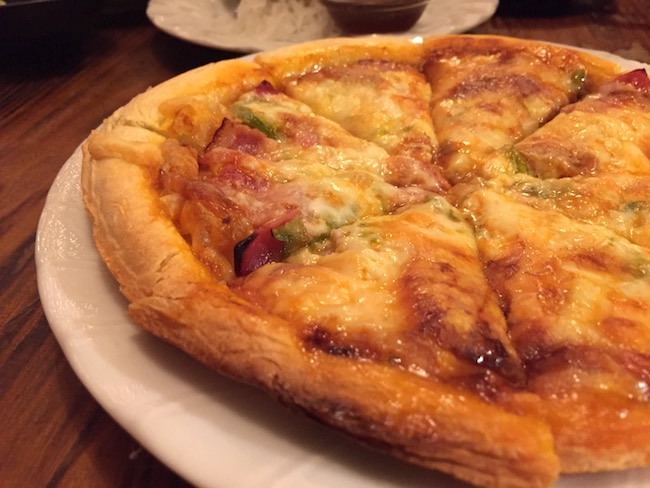石垣島の錦のピザ