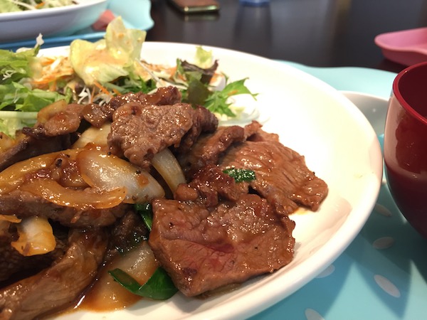 美崎牛本店の焼き肉定食